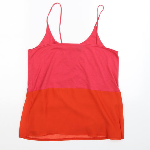 Topshop Womens Multicoloured   Basic Tank Size 10