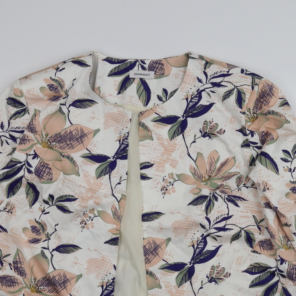 Damart Womens Multicoloured Floral  Jacket  Size 20