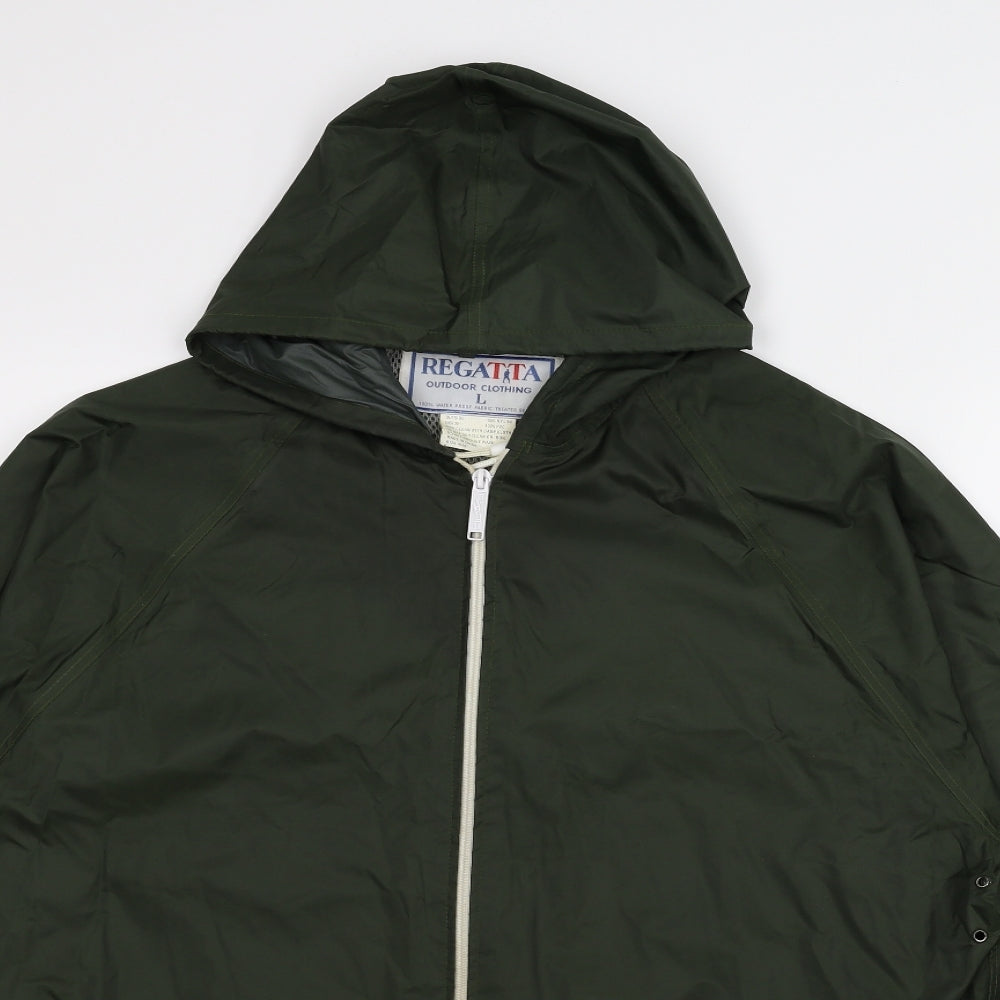 Regatta Mens Green   Rain Coat Coat Size L