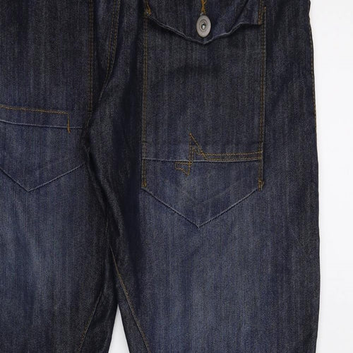 Primark Mens Blue  Denim Cropped Jeans Size 36 in L30 in