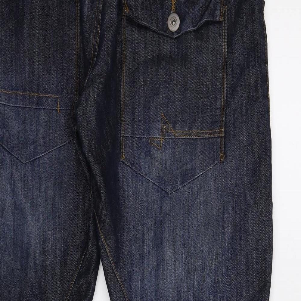 Primark Mens Blue  Denim Cropped Jeans Size 36 in L30 in