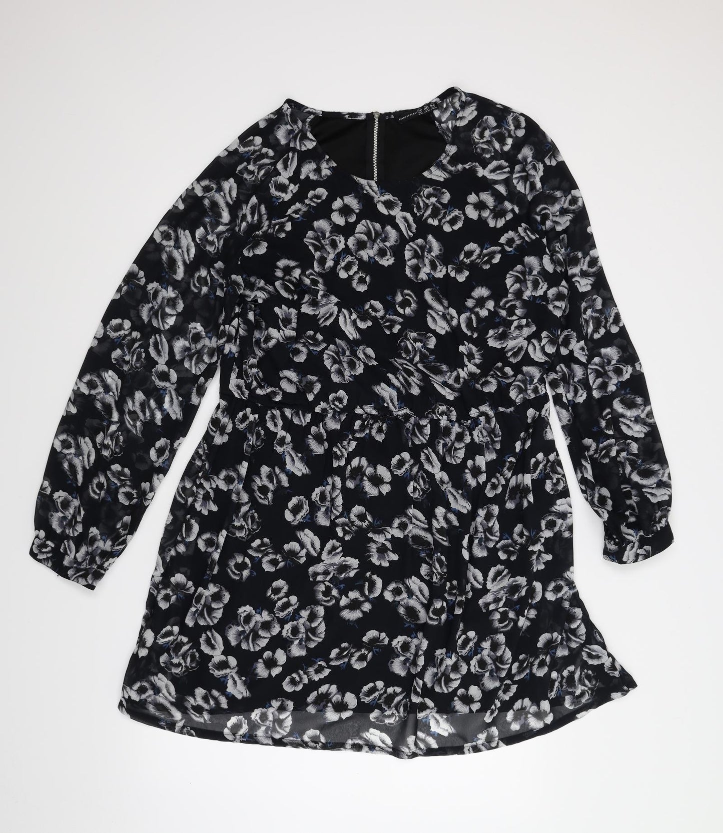 Atmosphere Womens Blue Floral  A-Line  Size 18