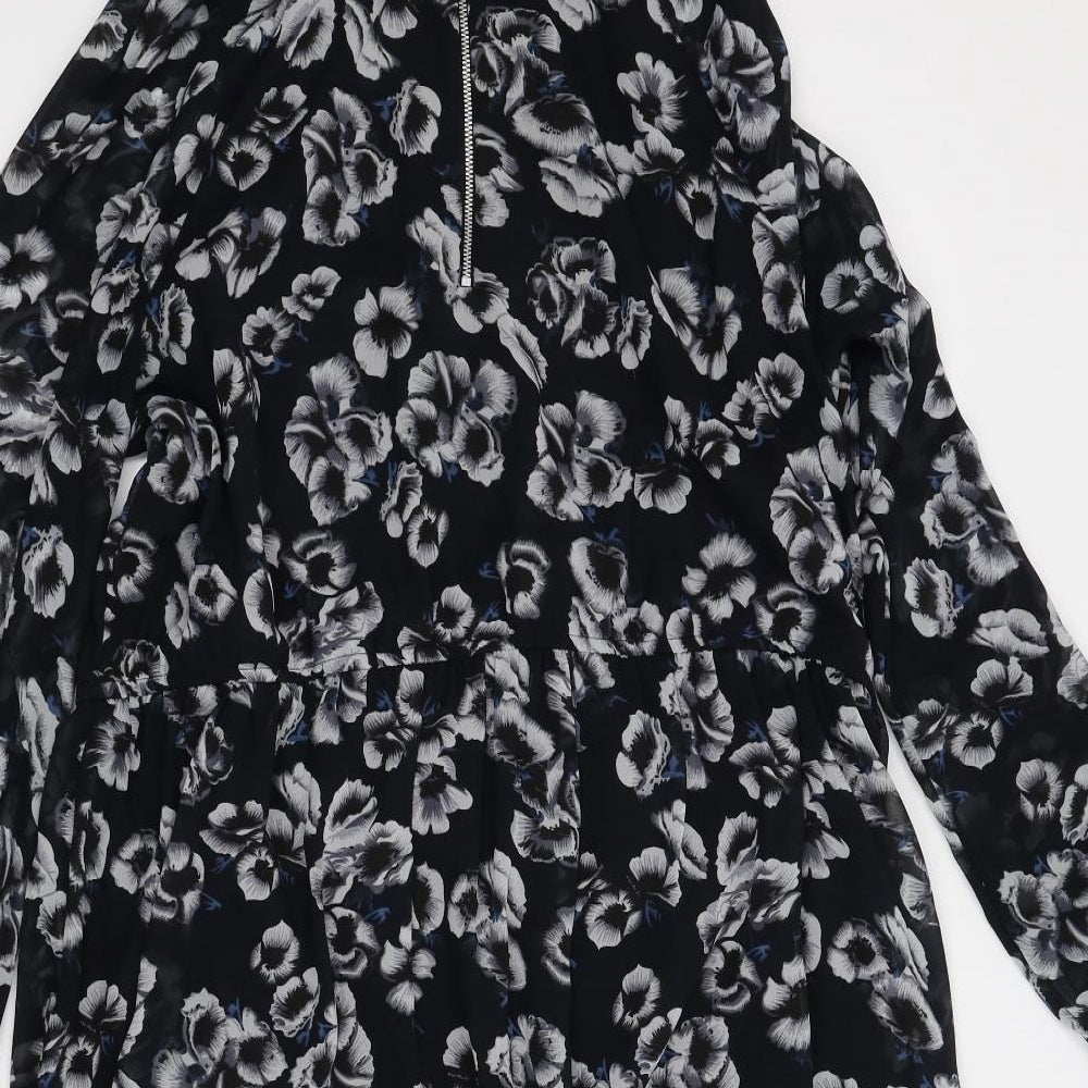 Atmosphere Womens Blue Floral  A-Line  Size 18