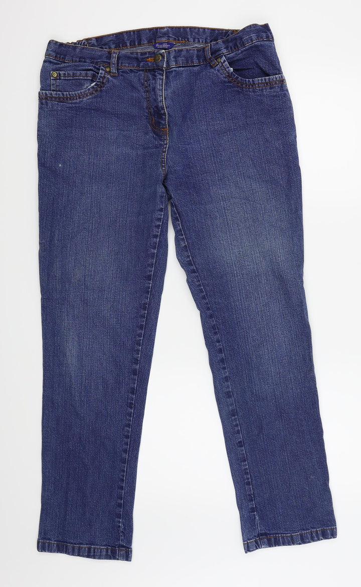 union blues Womens Blue   Straight Jeans Size 35 in L29 in