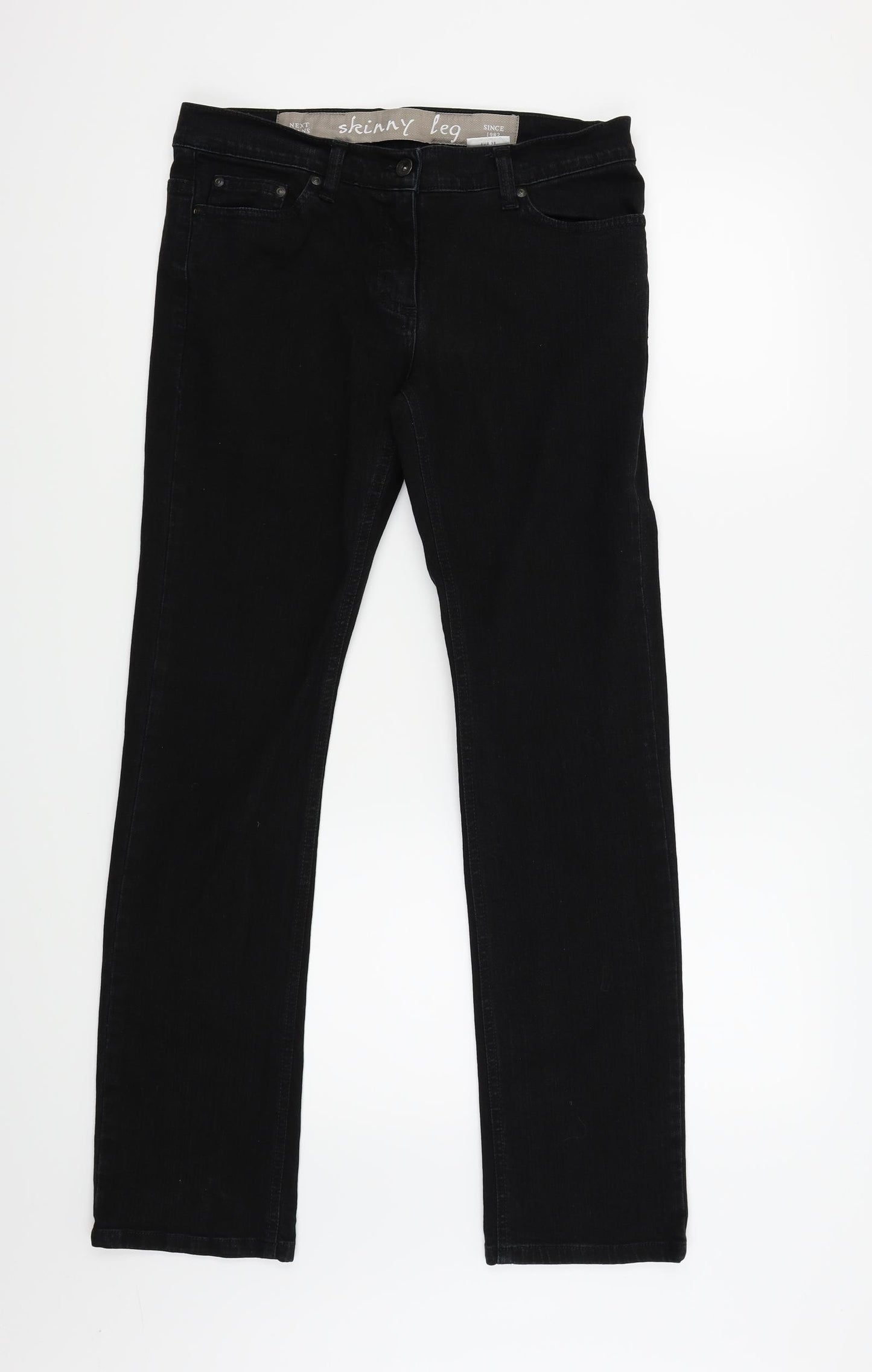 NEXT Womens Black   Skinny Jeans Size 10 L29.5 in