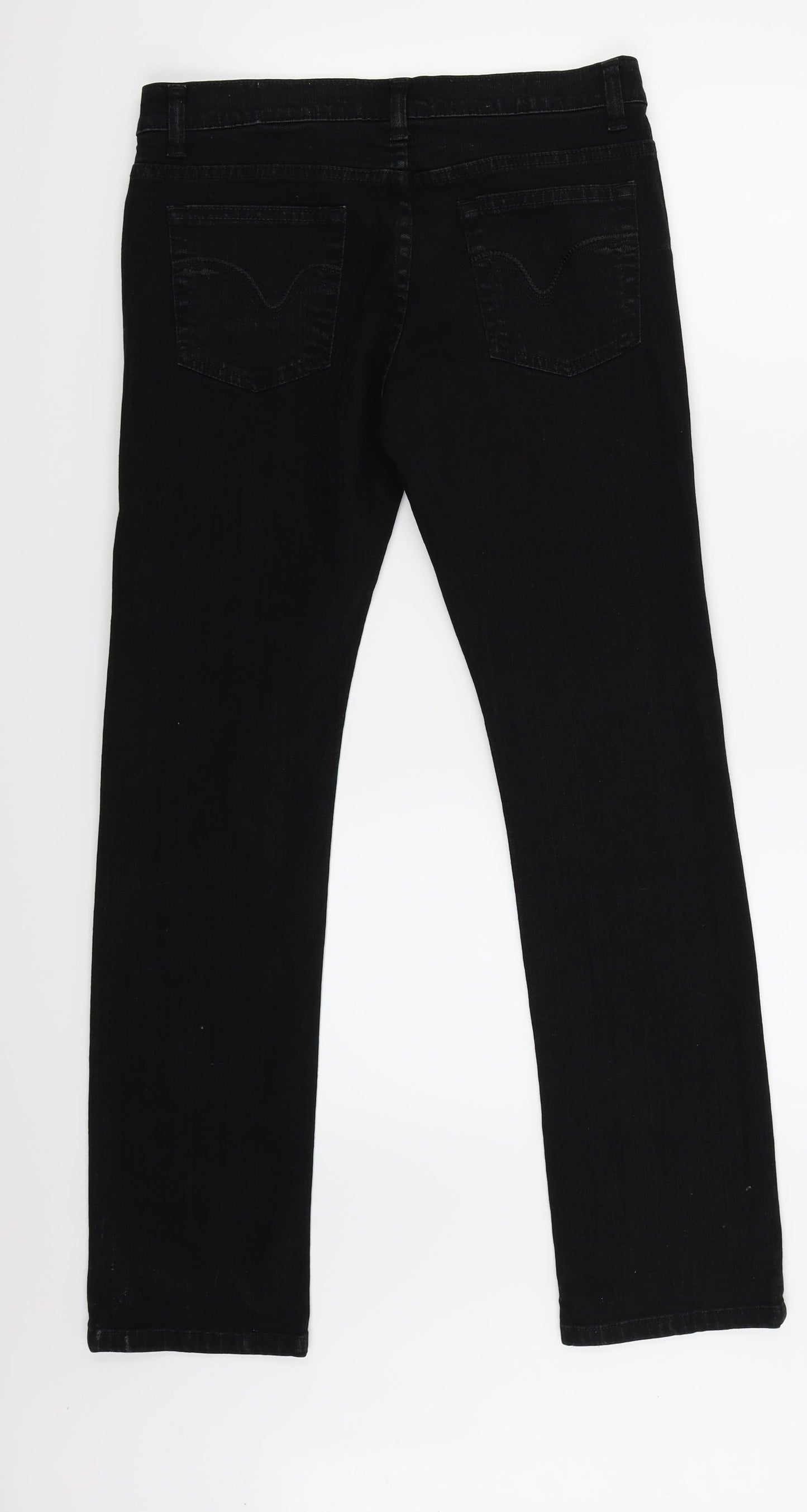 NEXT Womens Black   Skinny Jeans Size 10 L29.5 in