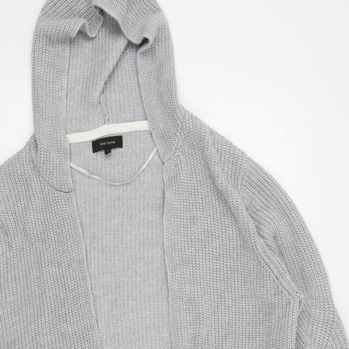 River Island Womens Grey   Cardigan Jumper Size L