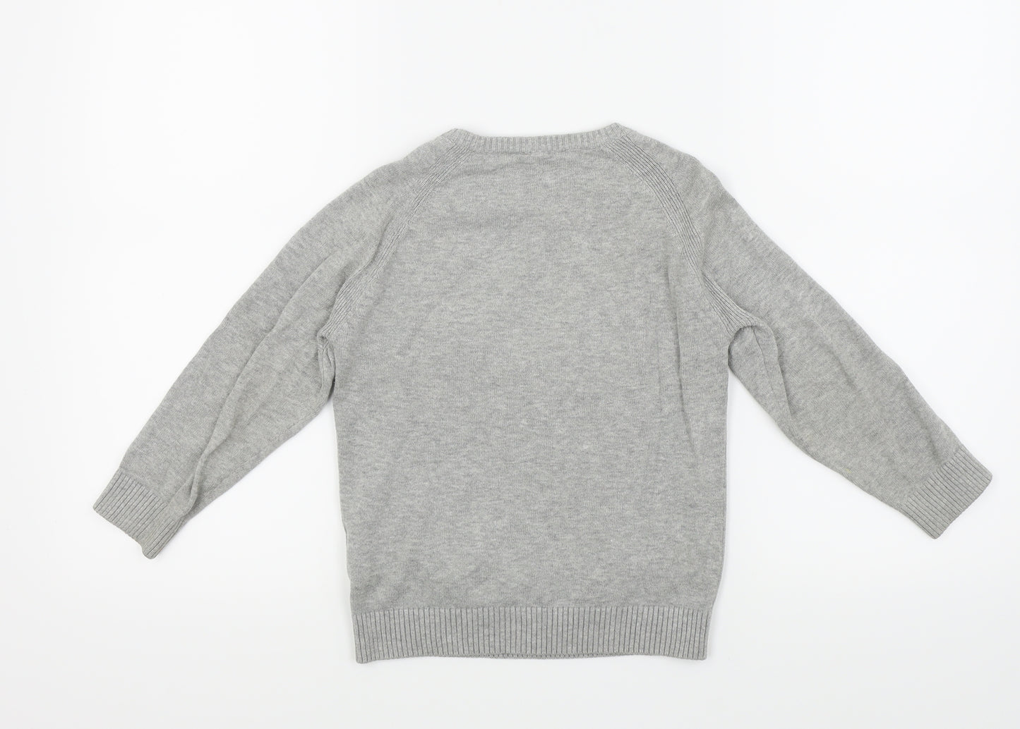 H&M Boys Grey   Pullover Sweatshirt Size 5-6 Years