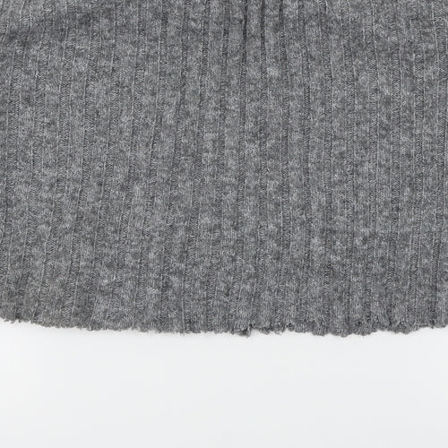 Primark Womens Grey  Knit Pullover Jumper Size S  - Cropped
