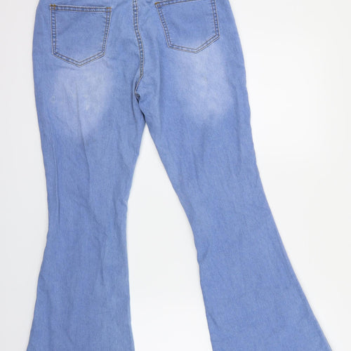 Urbanic Womens Blue   Flared Jeans Size S L28 in