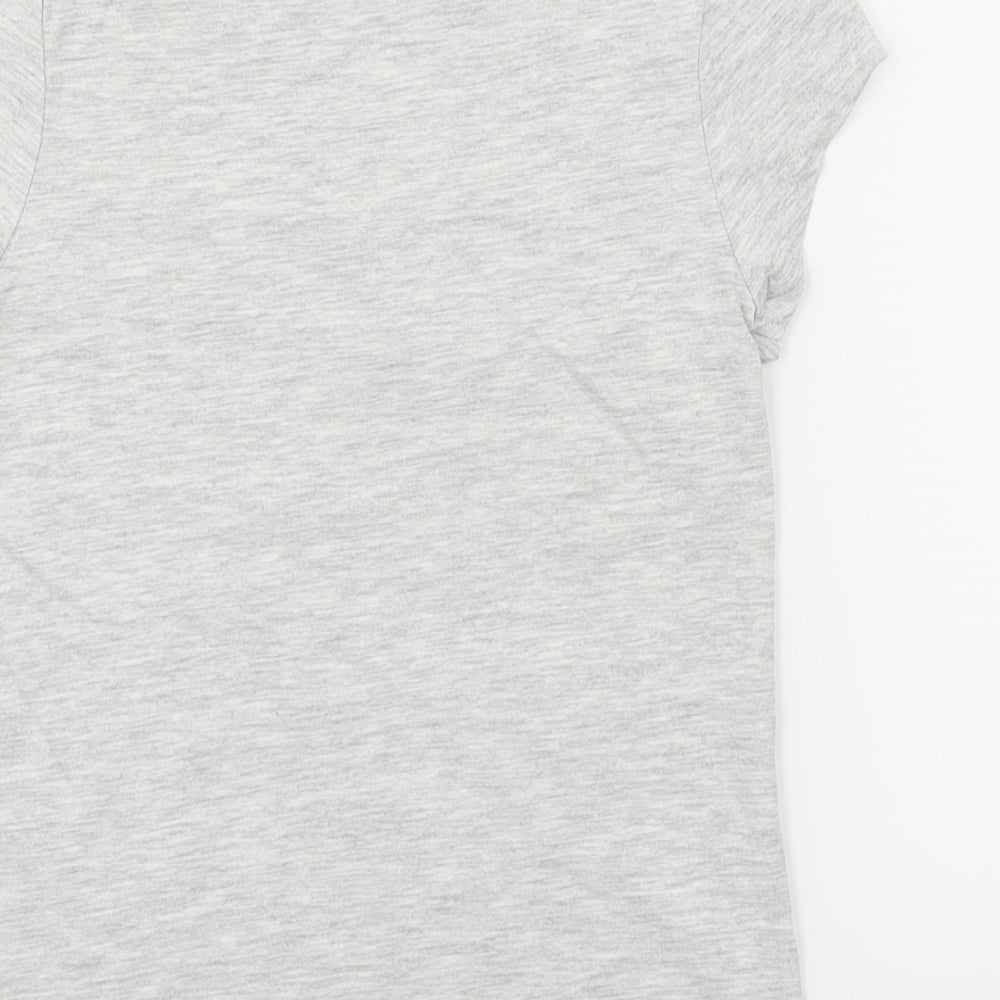 George Girls Grey   Basic T-Shirt Size 5-6 Years