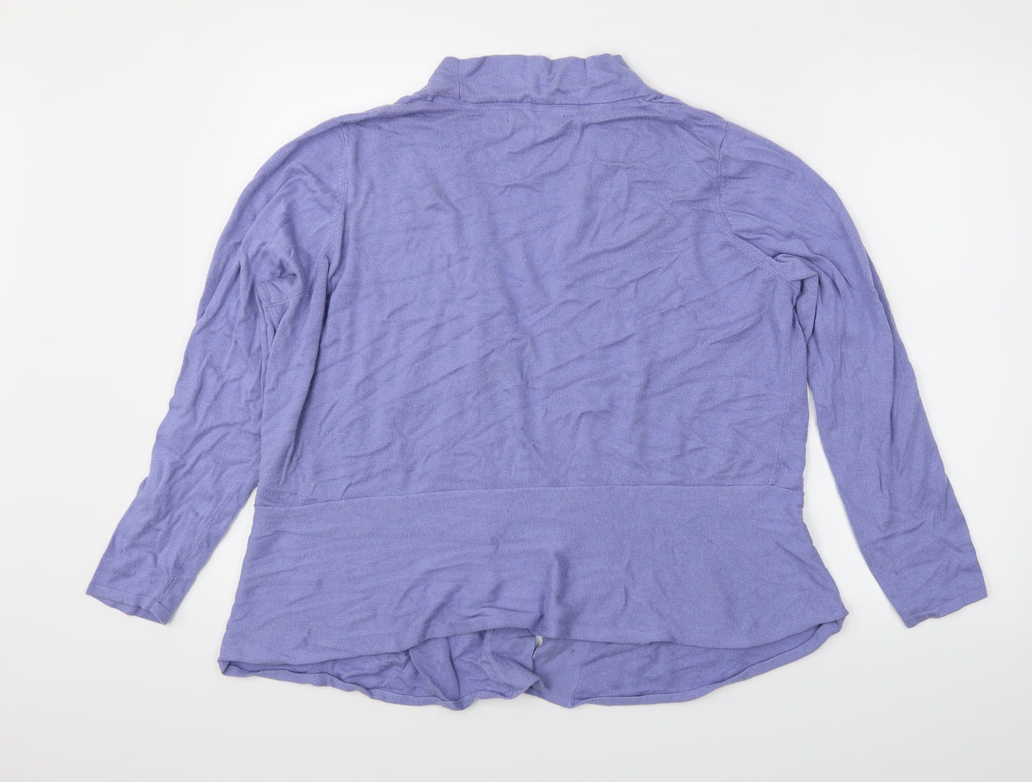 M&S Collection Womens Blue   Cardigan Jumper Size 22