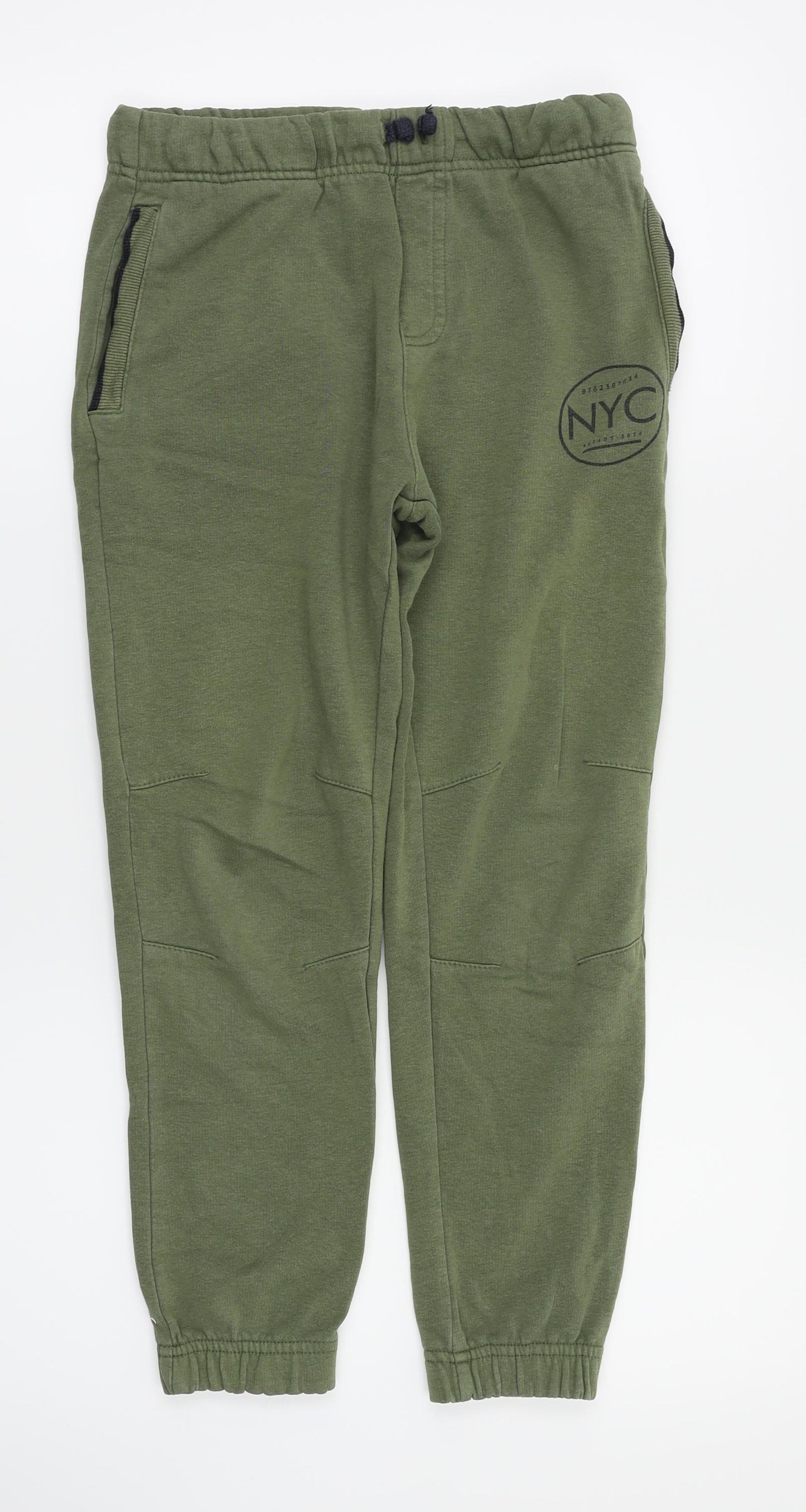 George Boys Green   Jogger Trousers Size 8-9 Years