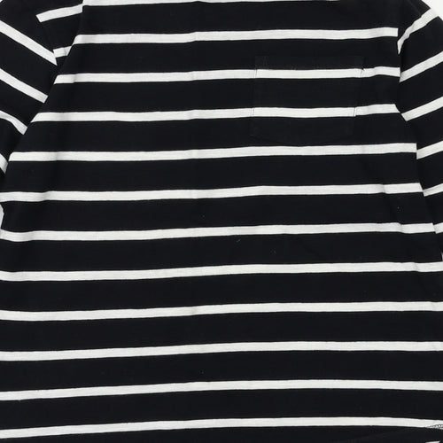 NEXT Boys Black Striped  Pullover Casual Size 7 Years