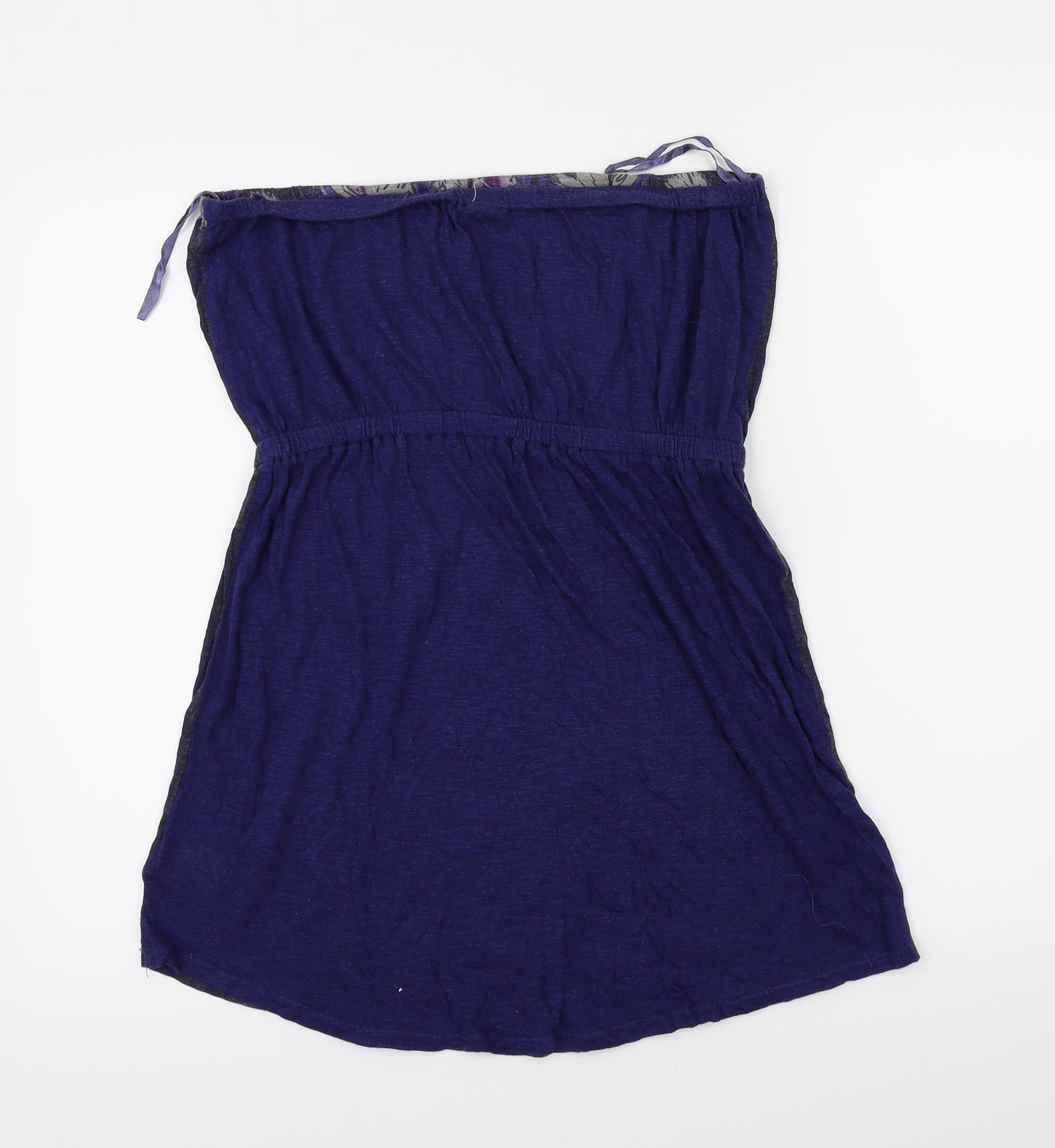 Ecote Womens Blue   Basic T-Shirt Size M  - Feather pattern