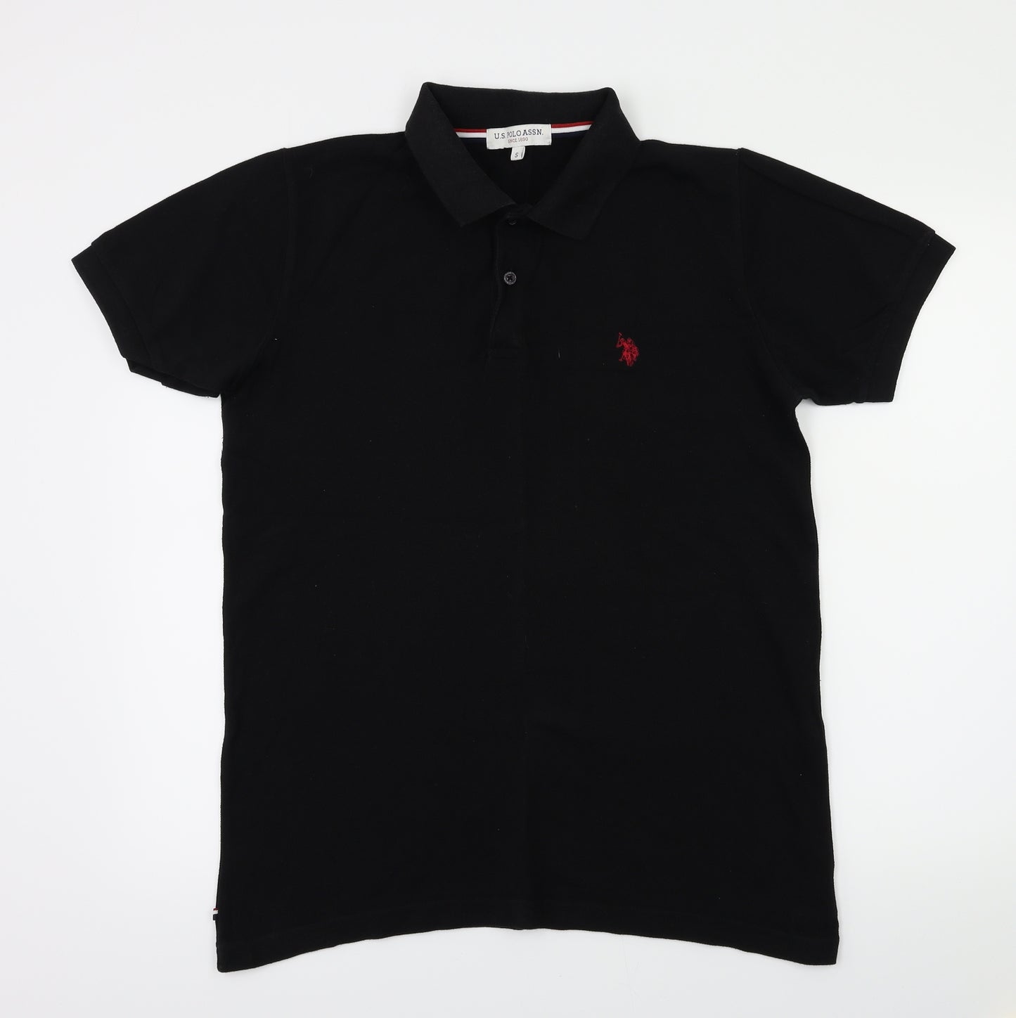 US Polo Assn. Mens Black    Polo Size S