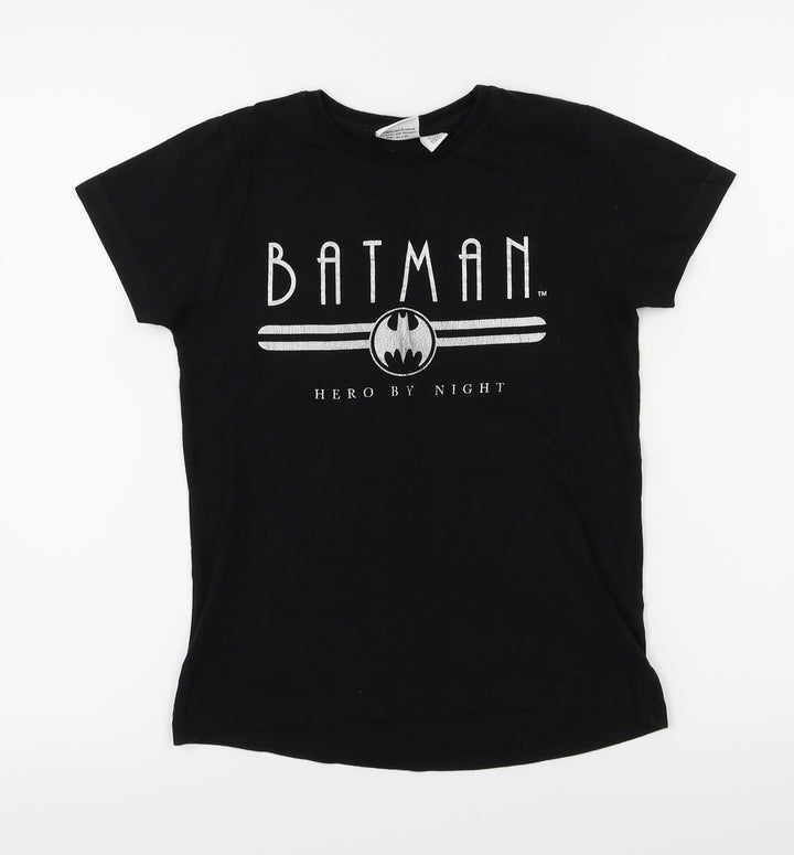 Batman Boys Black Pullover Casual Size 8-9 Years