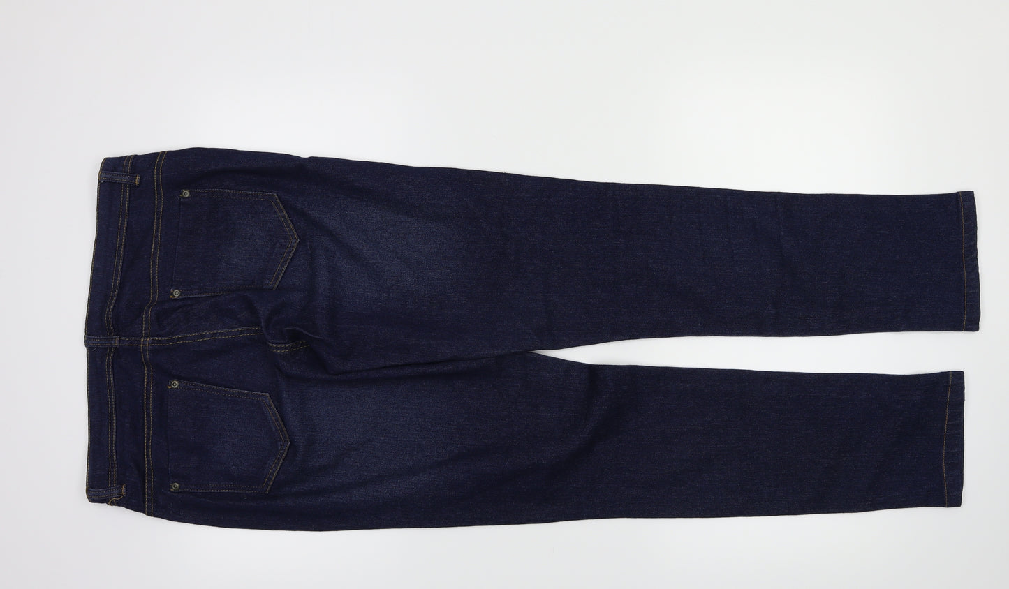 Peacocks Womens Blue   Skinny Jeans Size 12 L31 in