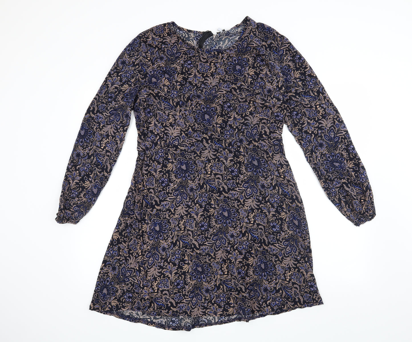 PEP & CO Womens Black Floral  A-Line  Size 18
