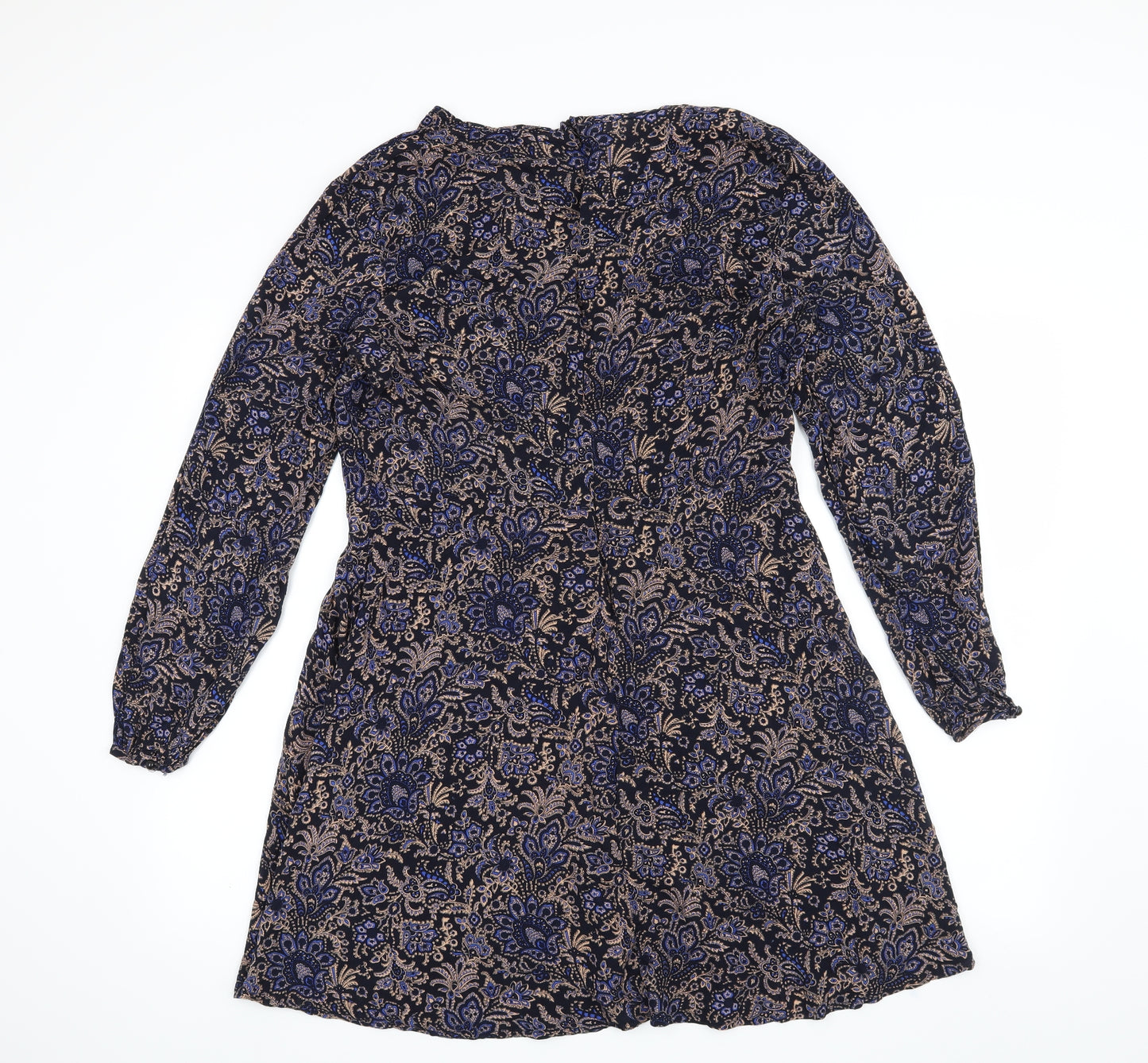 PEP & CO Womens Black Floral  A-Line  Size 18