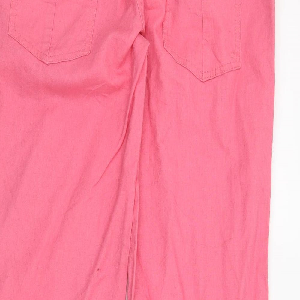 Ribbon Womens Pink   Straight Jeans Size 10 L29 in