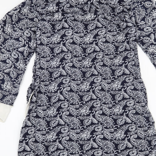 Shiffonz Womens Blue Paisley  A-Line  Size XS
