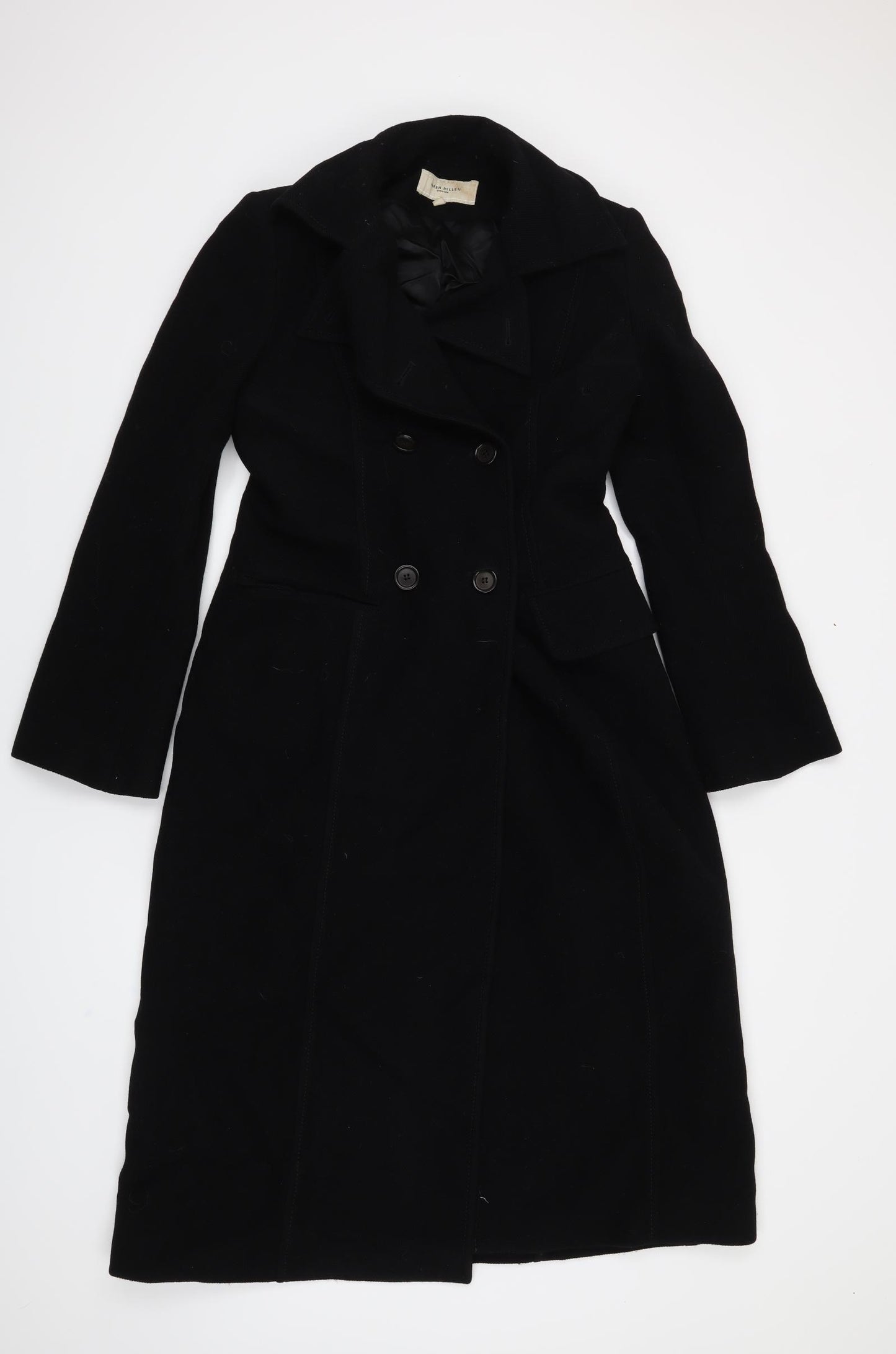 Karen Millen Womens Black   Gilet Coat Size 10