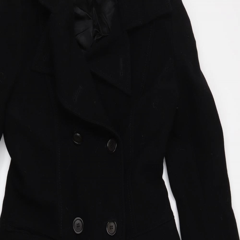 Karen Millen Womens Black   Gilet Coat Size 10
