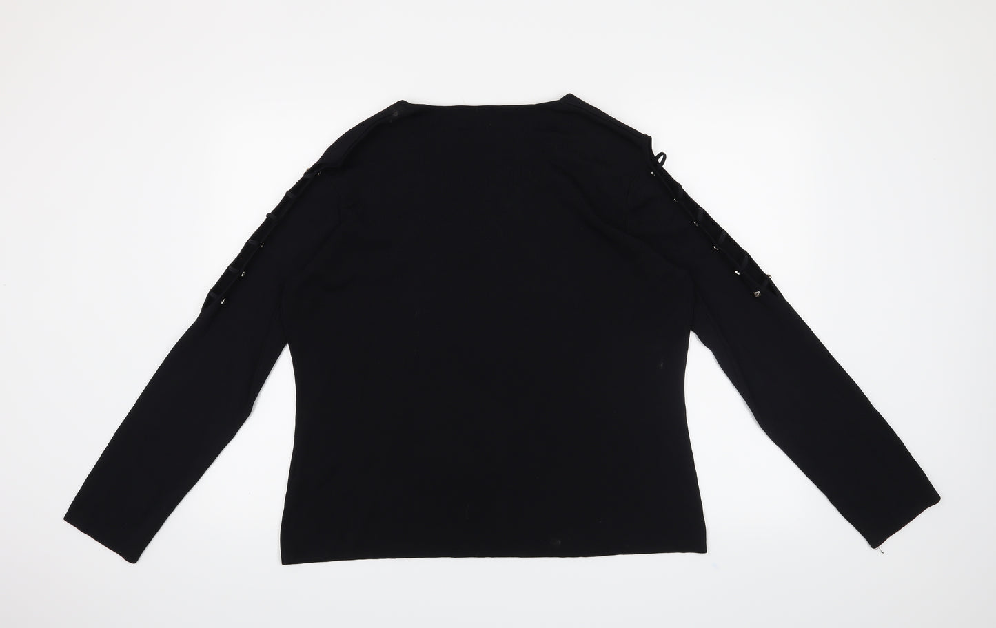 Roman Originals Womens Black   Pullover Jumper Size L