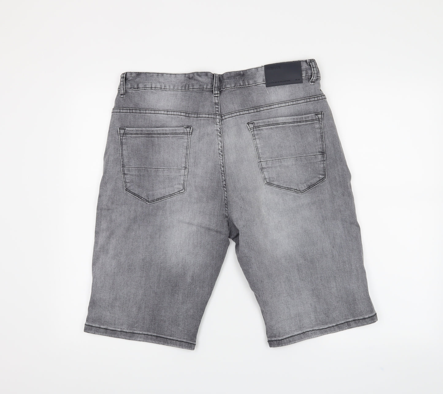 Denim & Co. Mens Grey   Chino Shorts Size 36 in