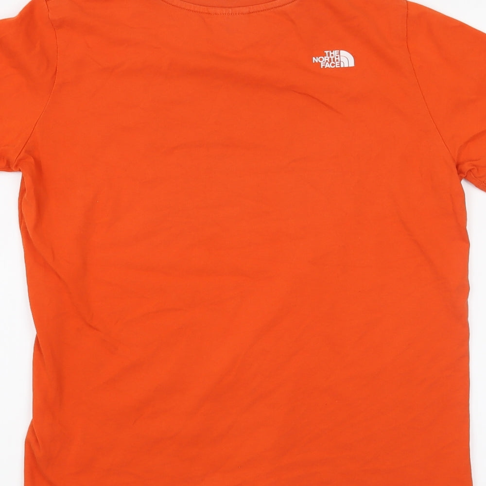 The North Face Boys Orange   Basic T-Shirt Size XL