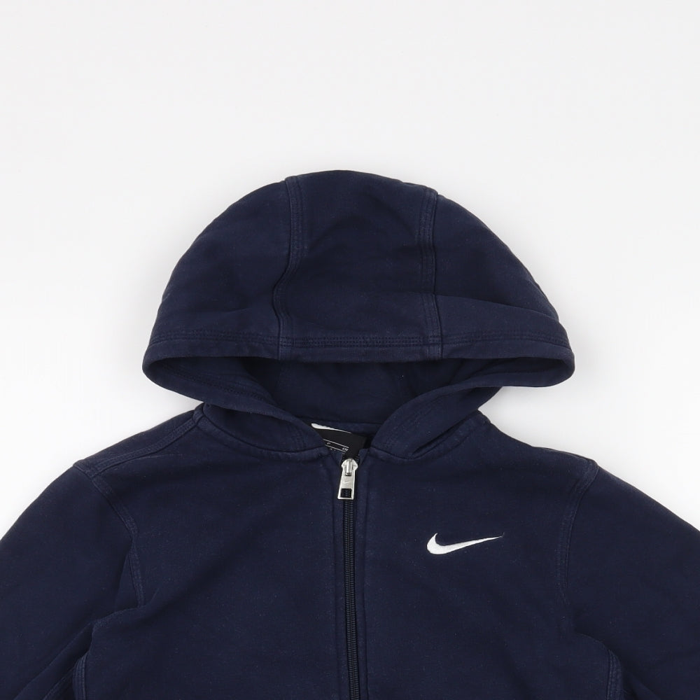 Nike Boys Blue   Full Zip Hoodie Size 8-9 Years