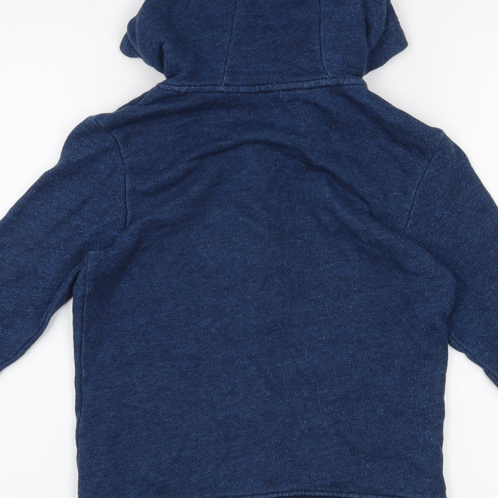 George Boys Blue   Full Zip Hoodie Size 7-8 Years