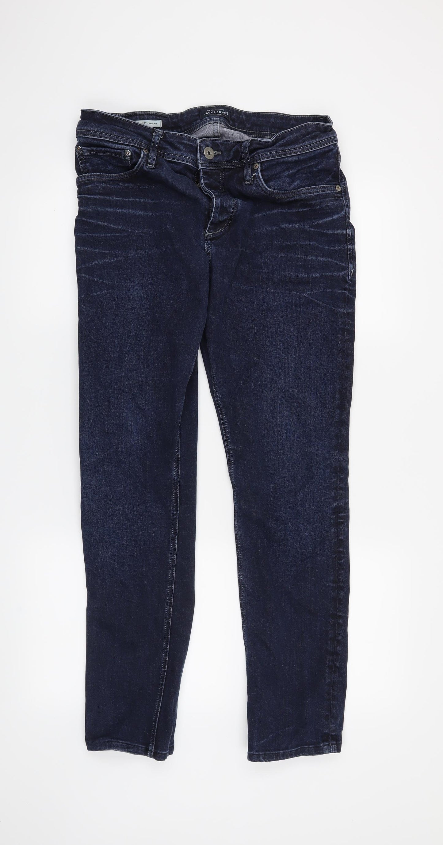 Jack Jones Mens Blue   Skinny Jeans Size 36 in L27 in