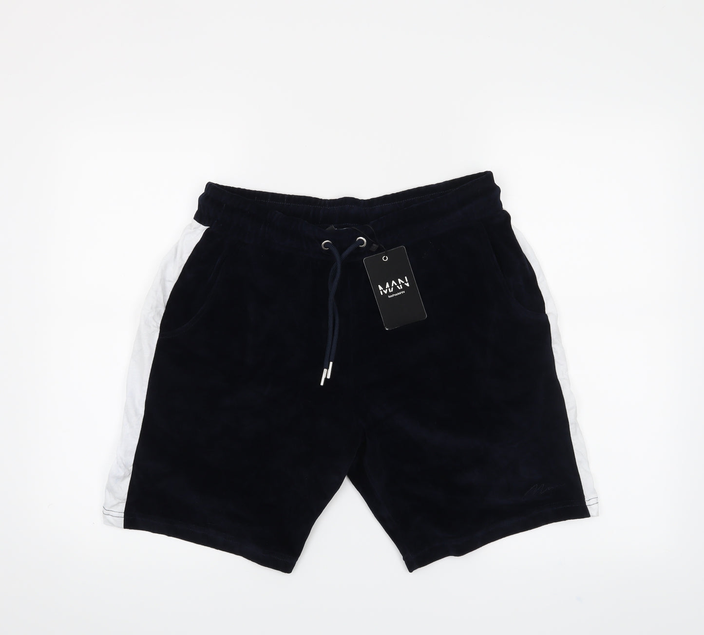 Boohoo MAN Mens Blue   Sweat Shorts Size L