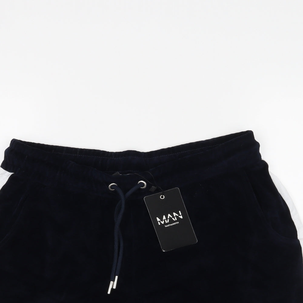 Boohoo MAN Mens Blue   Sweat Shorts Size L