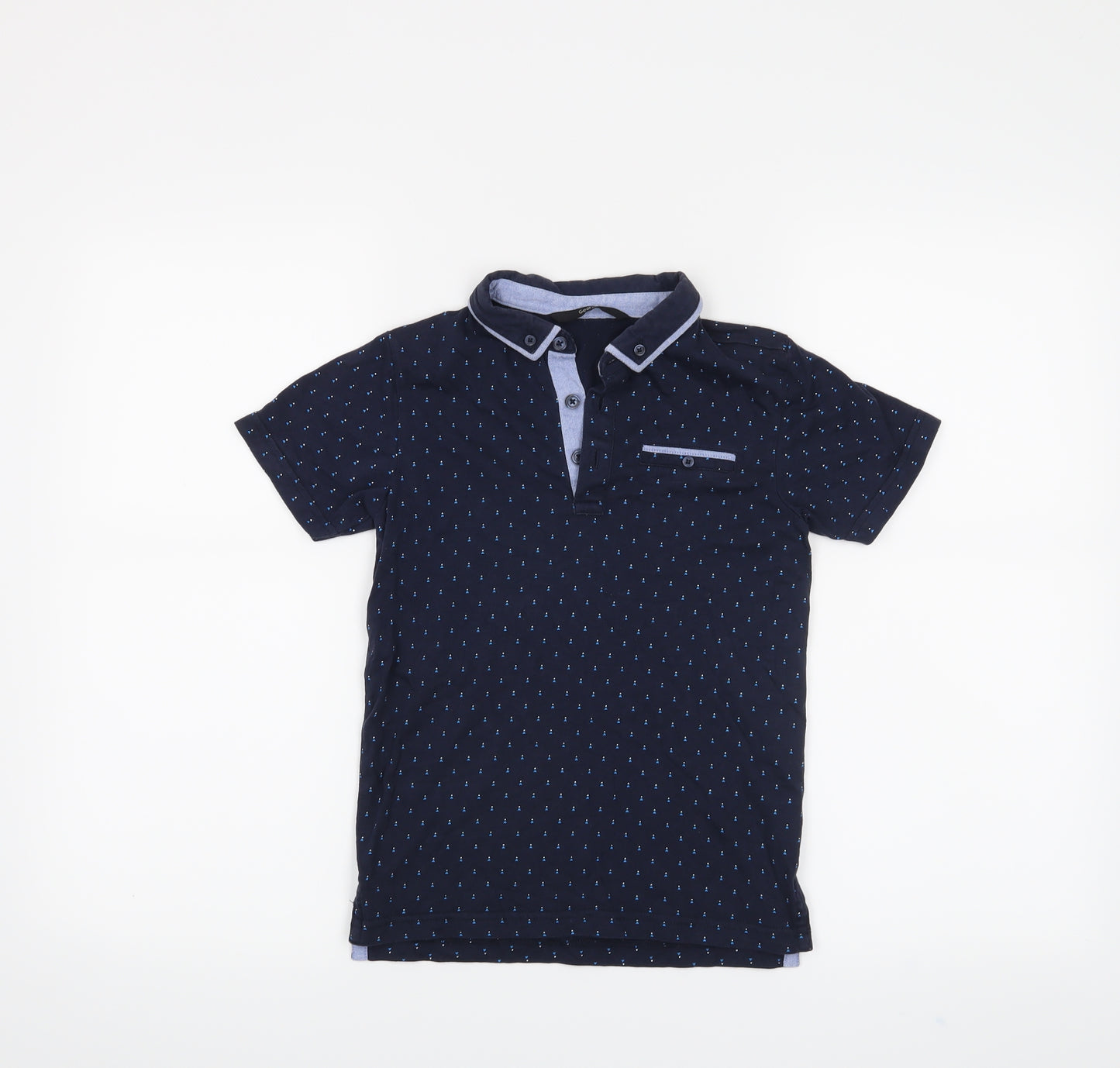 George Boys Blue   Basic T-Shirt Size 7-8 Years