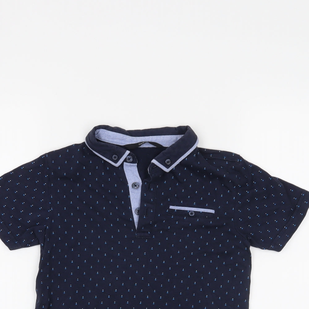 George Boys Blue   Basic T-Shirt Size 7-8 Years