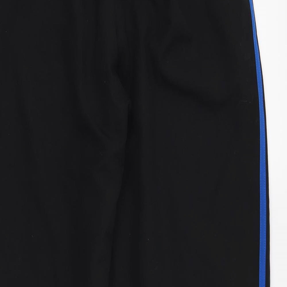 adidas Boys Black   Jogger Trousers Size 13 Years