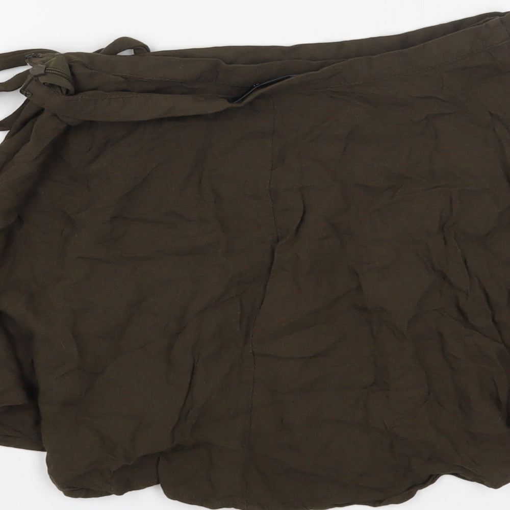 FOREVER 21 Womens Green   Mini Skirt Size XS