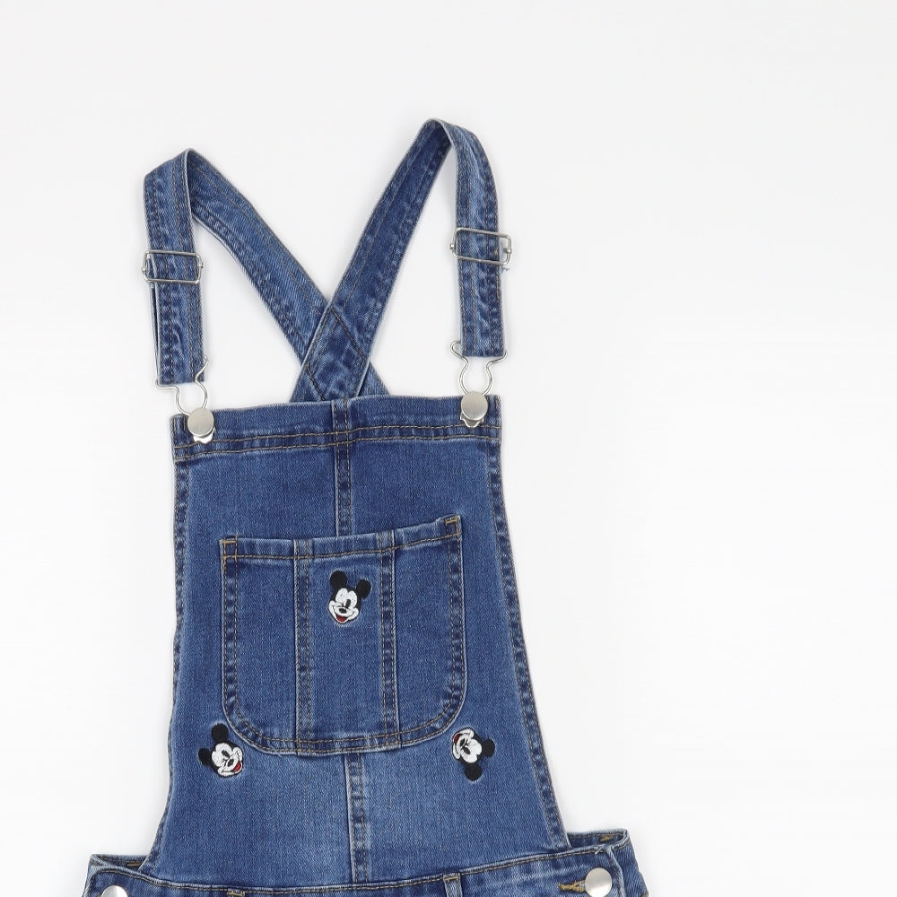 Primark Girls Blue   Dungaree One-Piece Size 11-12 Years
