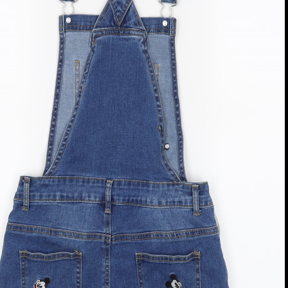 Primark Girls Blue   Dungaree One-Piece Size 11-12 Years