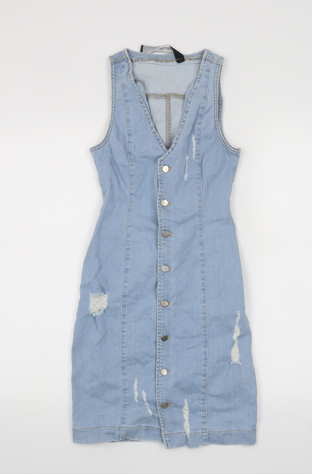 Missguided Womens Blue   A-Line  Size 4