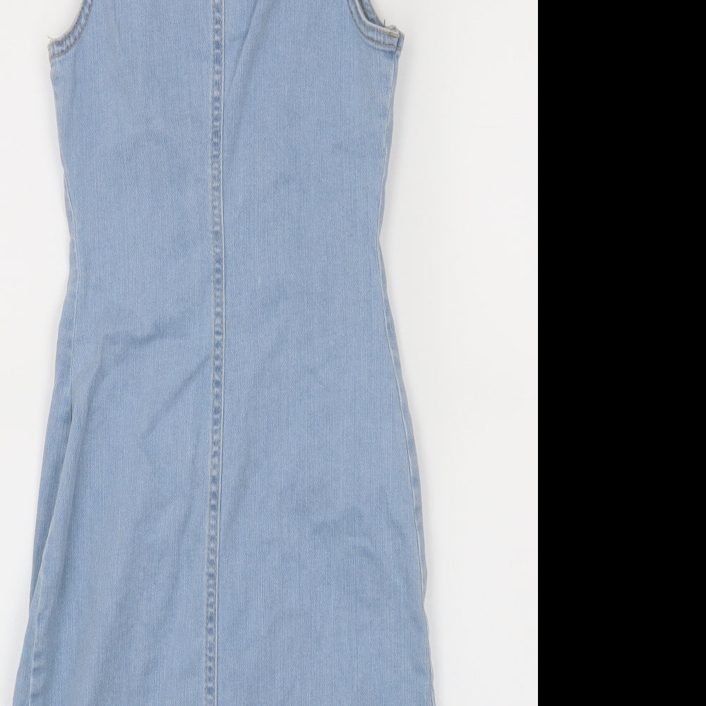 Missguided Womens Blue   A-Line  Size 4
