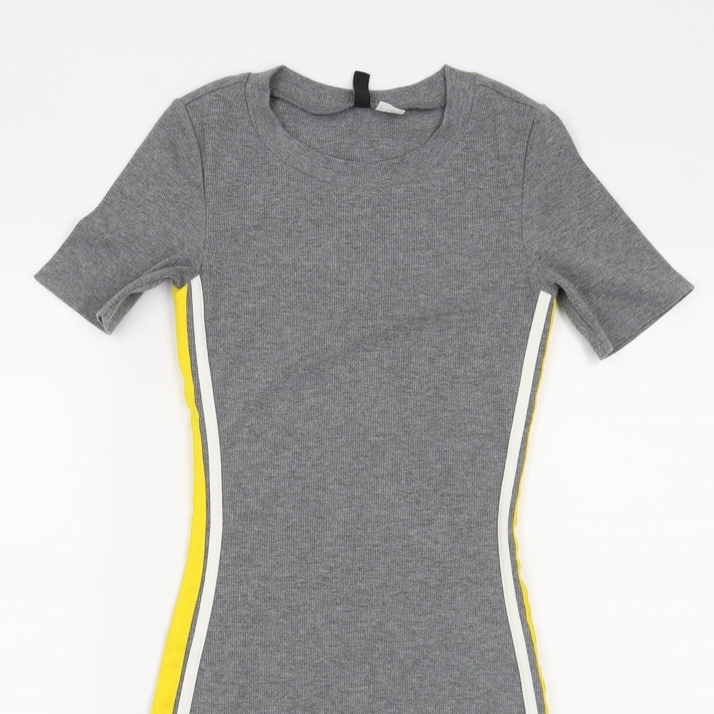 H&M Womens Grey   A-Line  Size 6