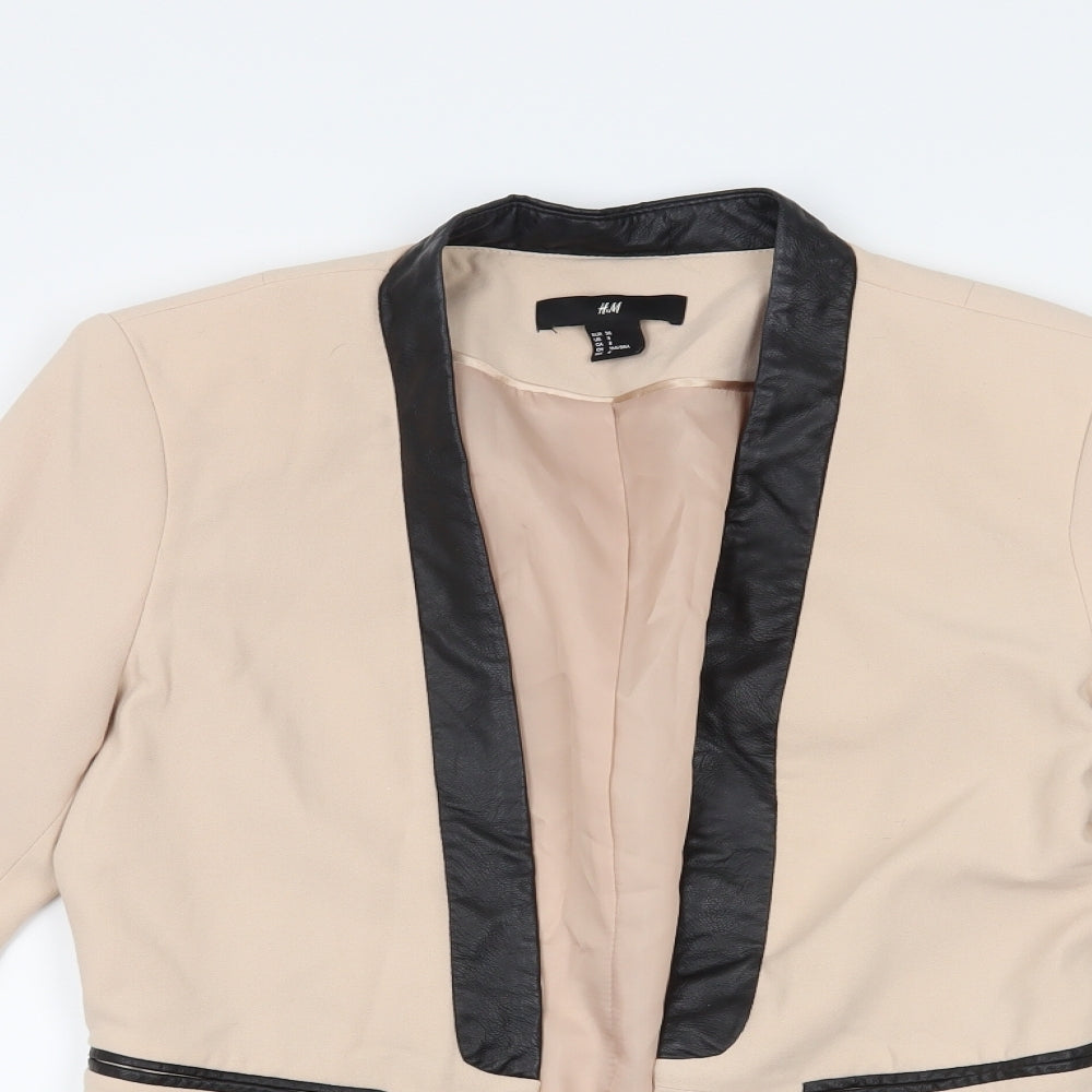 H&M Womens Pink   Jacket Blazer Size 10