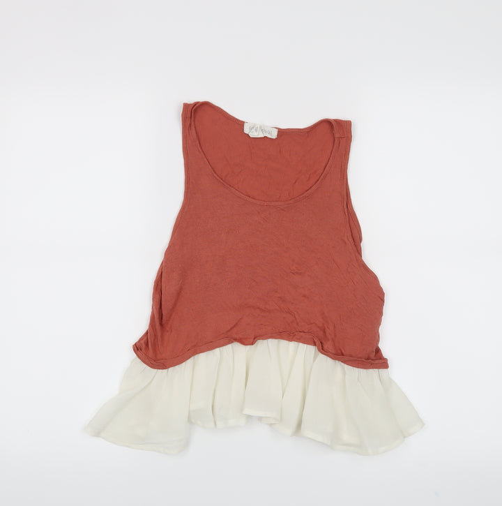 FOREVER 21 Womens Orange Cropped Tank Size S