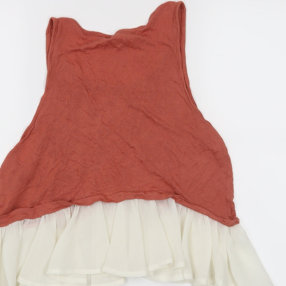 FOREVER 21 Womens Orange   Cropped Tank Size S