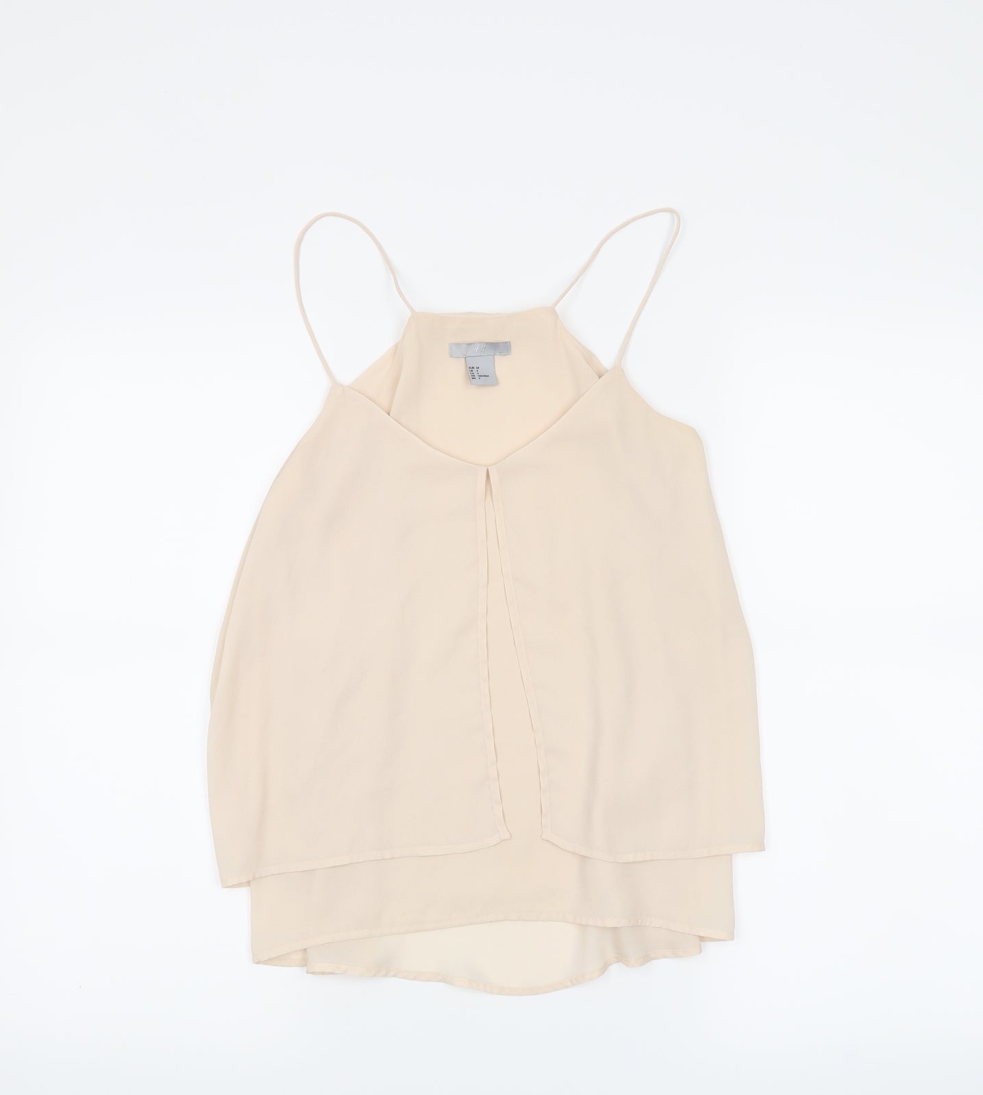 H&M Womens Beige   Camisole Tank Size 6