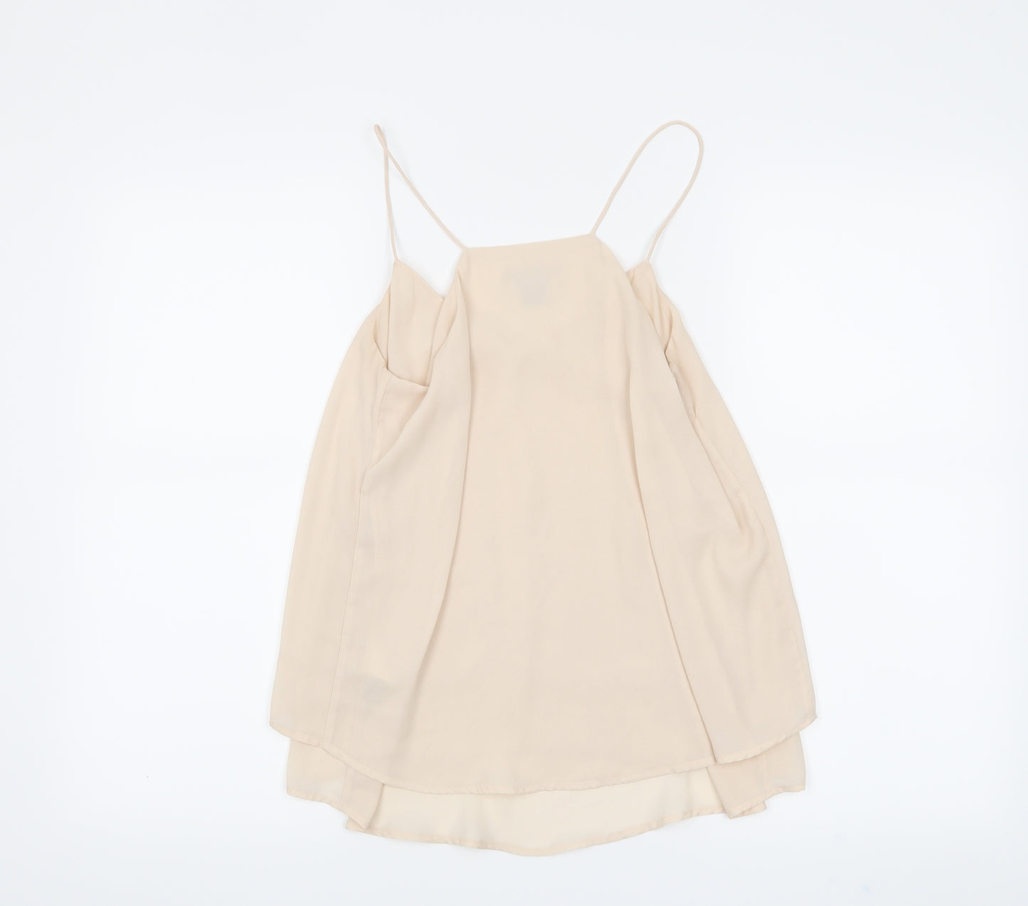 H&M Womens Beige   Camisole Tank Size 6